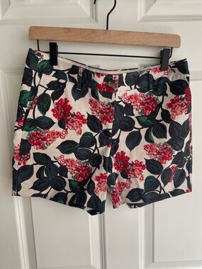 Boden Floral Print Women's Shorts - classic cut - size 8L